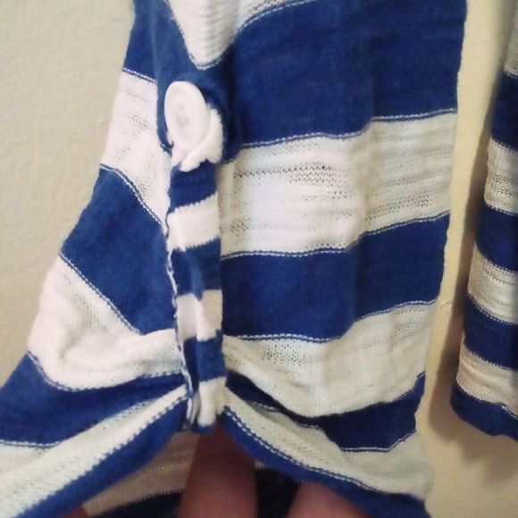 TORRID open front striped cardigan - size 1 - Picture 3 of 7